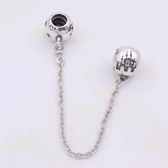 New Authentic PANDORA Disney Castle Fantasyland Safety Chain - Picture 4 of 5